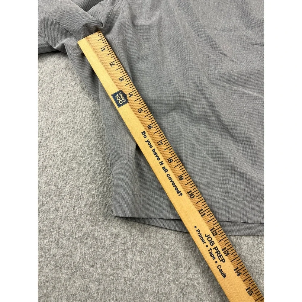 Travis Mathew Shorts Mens 36 Grey Golf Performance Stretch Micro Pattern
